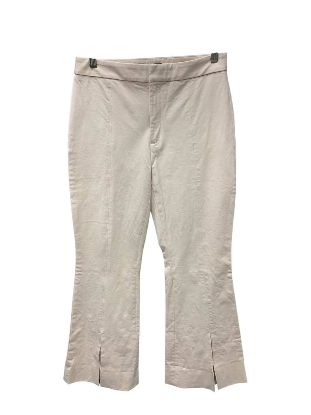 Banana Republic Cream Boot-Cut Flare Pants with Front Slits Size S